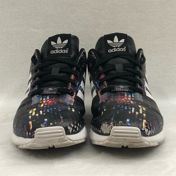 Adidas ZX FLUX TOKYO CITYSCAPE Running 8000 TORSION Boost Gym Shoes Womens 8.5. - Picture 4 of 12